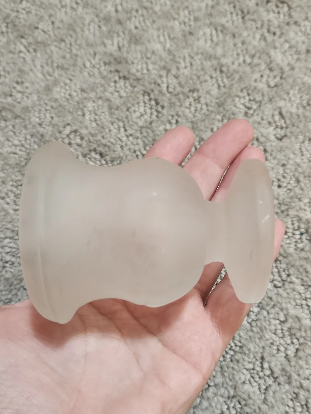 Vintage Indiana Tiara Frosted Satin Glass Urn Style Toothpick Matchstick Holder